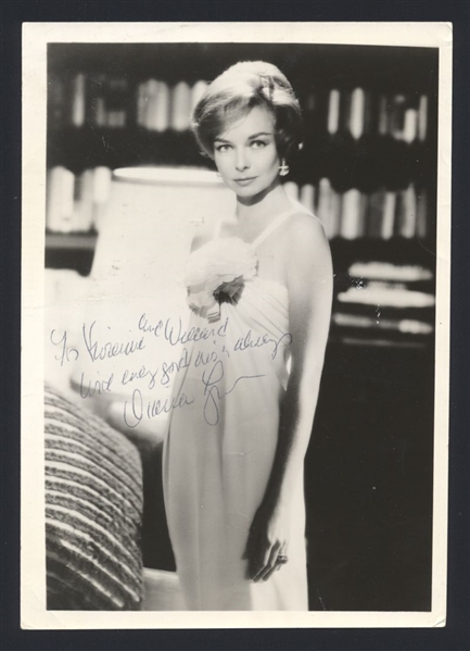 DIANA LYNN 1950s SIGNED AUTOGRAPH Photo (d.1971)  Sexy nb