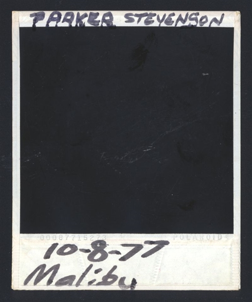 PARKER STEVENSON 1977 SIGNED AUTOGRAPH Photo  Live Candid Polaroid nb
