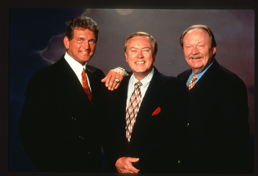 JOE THEISMANN, MIKE PATRICK & PAUL MAGUIRE Original 35mm Slide Transparency