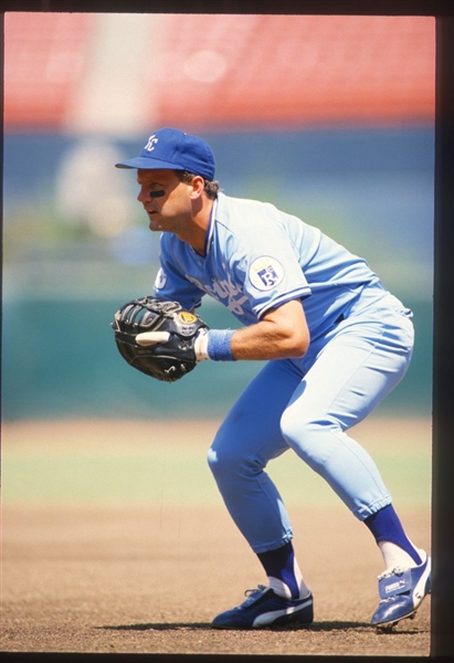 1987 Kansas City Royals GEORGE BRETT Original 35mm Slide Transparency