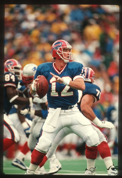 1996 Buffalo Bills JIM KELLY (QB) Original 35mm Slide Transparency