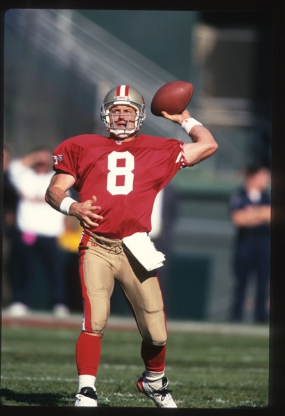 1996 San Francisco 49ers STEVE YOUNG Original 35mm Slide Transparency