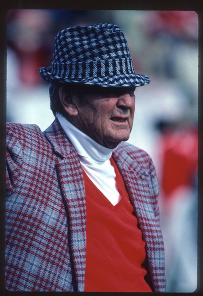 1981 University of Alabama BEAR BRYANT Original 35mm Slide Transparency