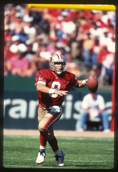 1995 San Francisco 49ers STEVE YOUNG Original 35mm Slide Transparency