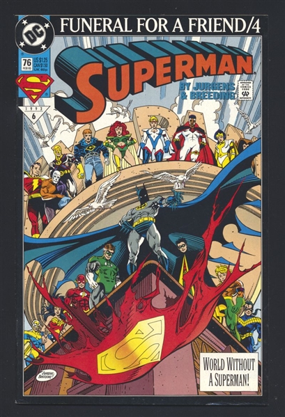 Superman (V2) #76 VF/NM 1993 DC Comic Book