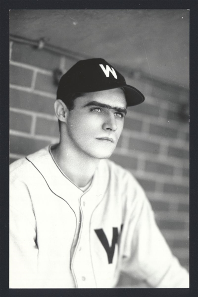 WALT MASTERSON Real Photo Postcard RPPC 1945-49 Senators George Burke 