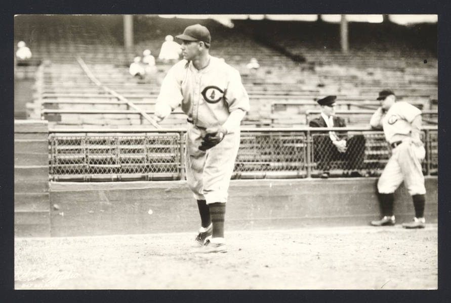 SHERIFF BLAKE Real Photo Postcard RPPC 1929 Chicago Cubs George Burke 