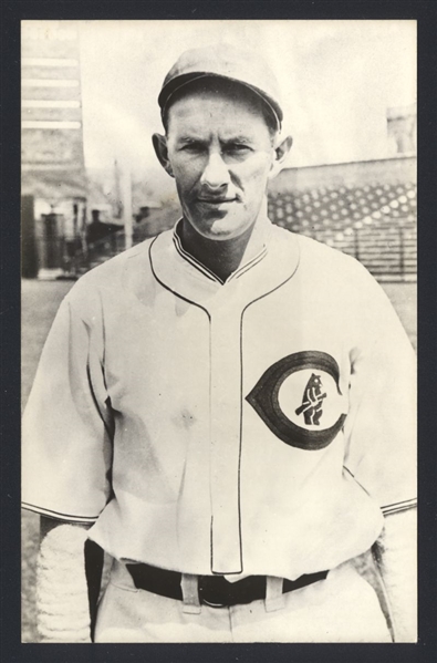 CLAUDE JONNARD Real Photo Postcard RPPC 1929 Chicago Cubs George Burke 