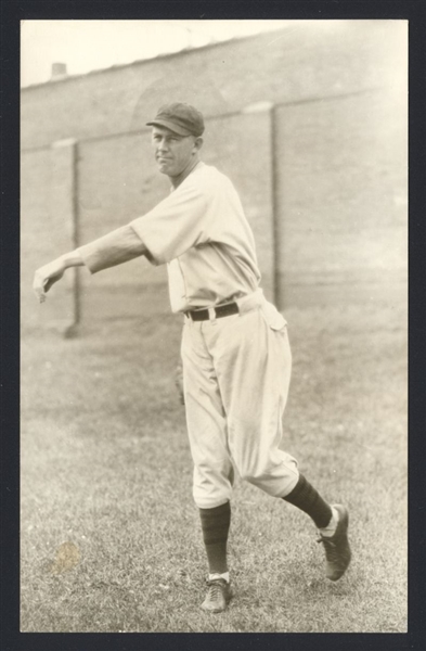 BOB OSBORN Real Photo Postcard RPPC 1929 Chicago Cubs George Burke 