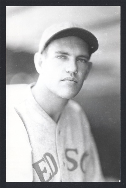 HANK PATTERSON Real Photo Postcard RPPC 1932 Boston Red Sox George Burke 