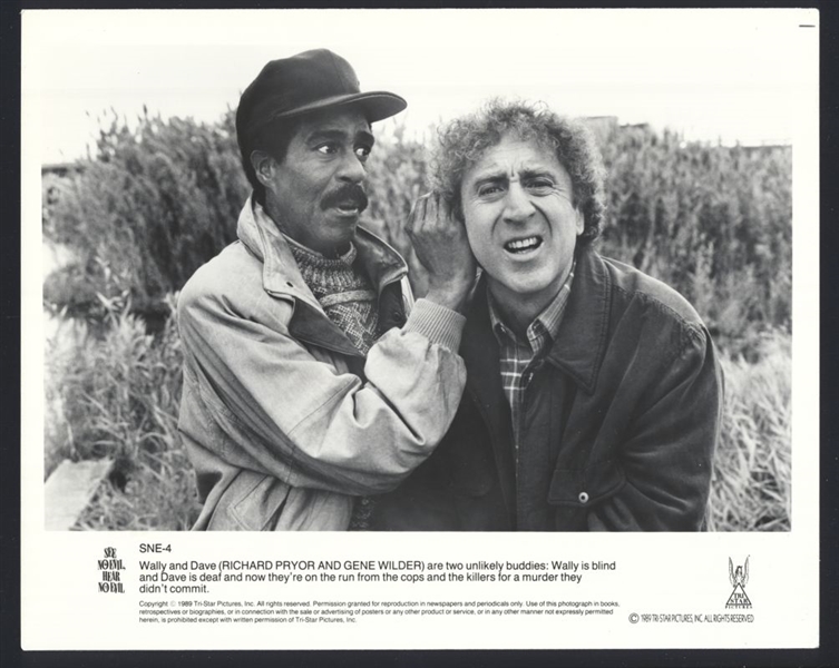 1989 RICHARD PRYOR & GENE WILDER In SEE NO EVIL, HEAR NO EVIL Original Photo
