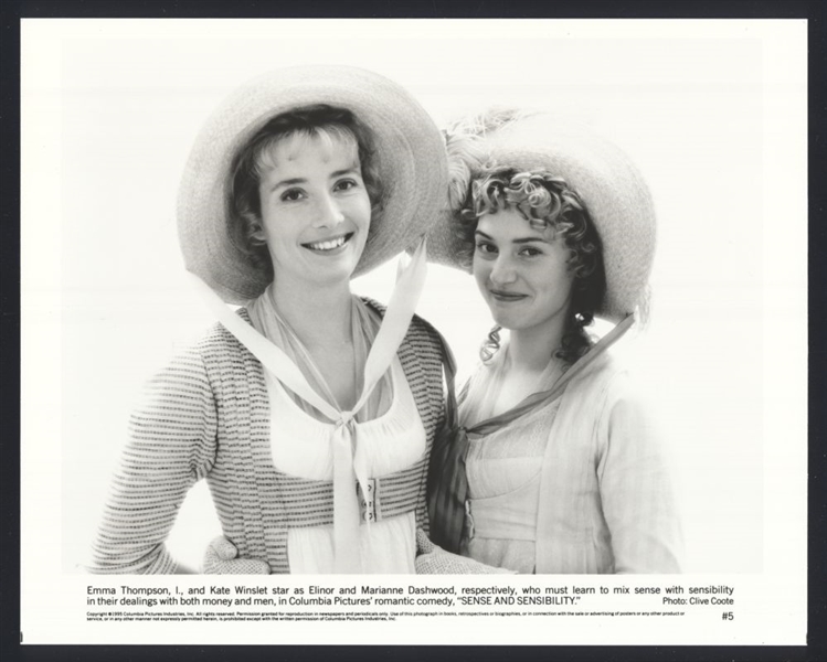 1995 EMMA THOMPSON & KATE WINSLET In SENSE AND SENSIBILITY Original Photo
