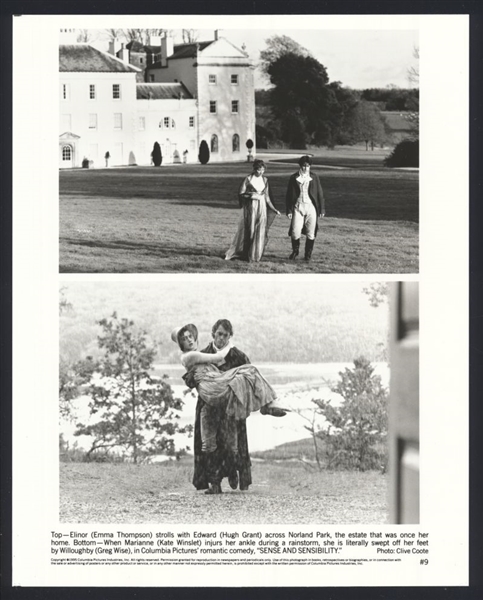 (2) KATE WINSLET, HUGH GRANT EMMA THOMPSON Sense and Sensibility Original Photos
