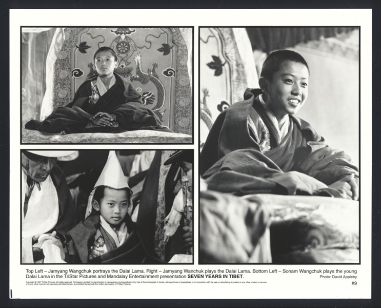 Lot (4) JAMYANG WANGCHUK, MAKO & B.D. WONG Seven Years In Tibet Original Photos