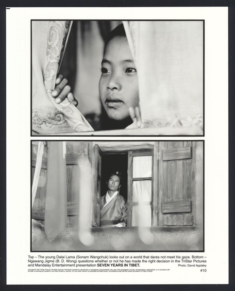 Lot (4) JAMYANG WANGCHUK, MAKO & B.D. WONG Seven Years In Tibet Original Photos