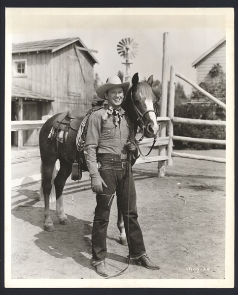 1950 REX ALLEN In THE ARIZONA COWBOY Vintage Original Photo WESTERN ACTOR