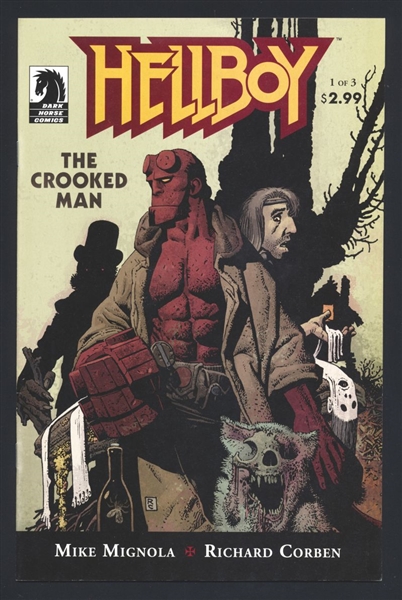 Hellboy: The Crooked Man #1 VF/NM 2008 Dark Horse Comic Book