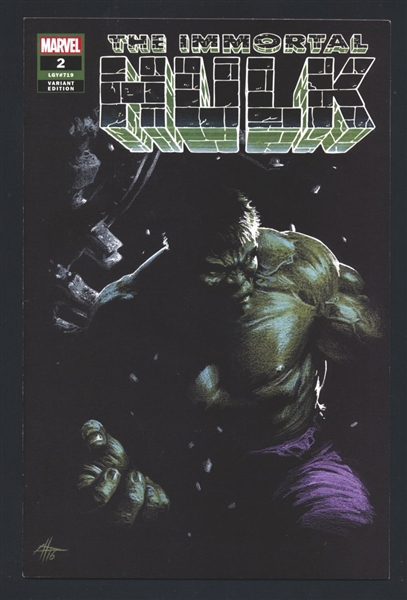 Immortal Hulk #2 NM 2018 Marvel Gabriele Dell'Otto Variant Comic Book