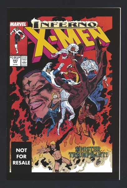 Uncanny X-Men 243 (2nd print) 2005 Marvel Marvel Legends Insert Edition