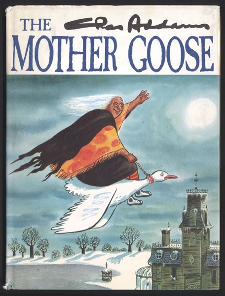 The Chas. Addams Mother Goose HC VG  Windmill Early Addams Family Comic Book