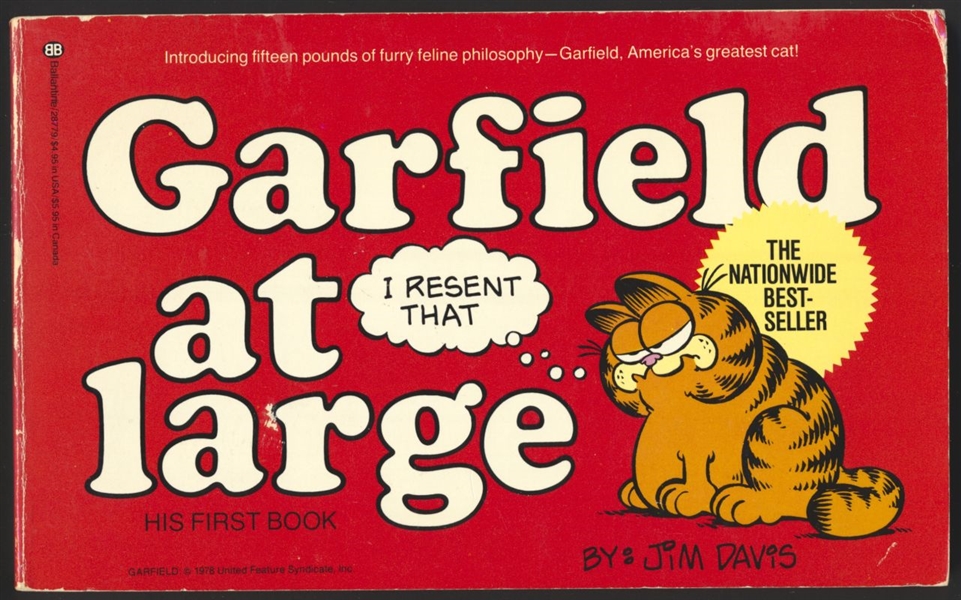 Garfield At Large SC FN  Ballantine Jim Davis Comic Book