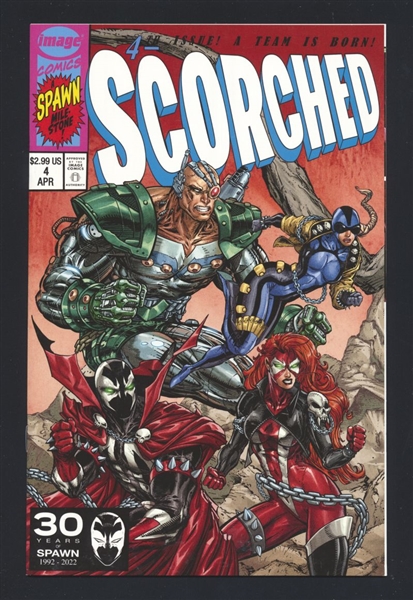 The Scorched #4 FN 2022 Image Todd McFarlane Variant Comic Book