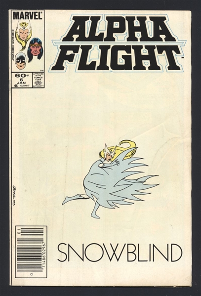 Alpha Flight #6 G 1984 Marvel NEWSSTAND 1st Kolomaq Comic Book