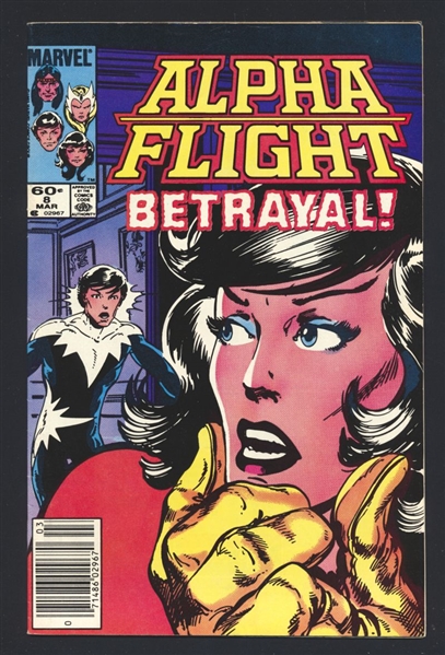Alpha Flight #8 VF 1984 Marvel NEWSSTAND 1st Nemesis Comic Book
