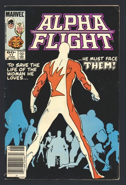 Alpha Flight #11 FN 1984 Marvel NEWSSTAND 1st Diamond Lil Comic Book