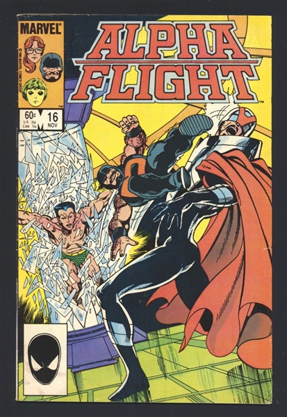 Alpha Flight #16 FN 1984 Marvel 1st Full Madison Jeffries Comic Book