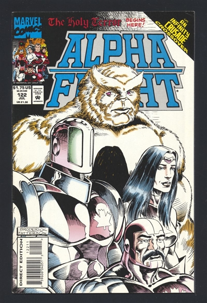 Alpha Flight #122 VF/NM 1993 Marvel Infinity Crusade Comic Book