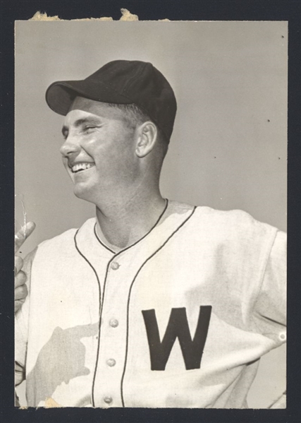 1949 Washington Senators HAL KELLER Original Photo Rookie