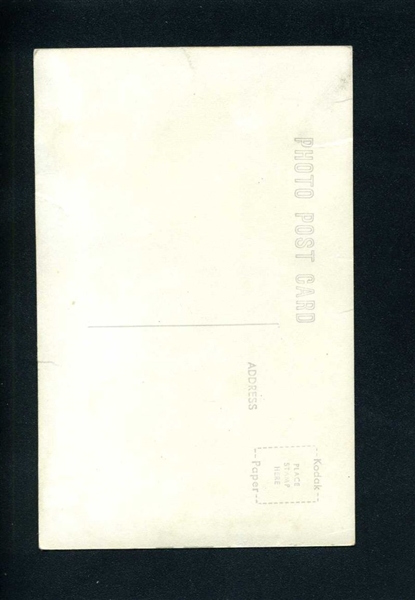 NEMO LEIBOLD Real Photo Postcard RPPC 1924-25 Washington Senators