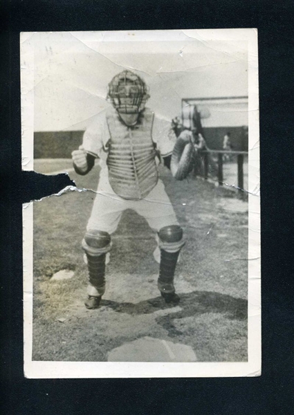 1948 Cleveland Indians JIM HEGAN Vintage Original Snapshot Photo