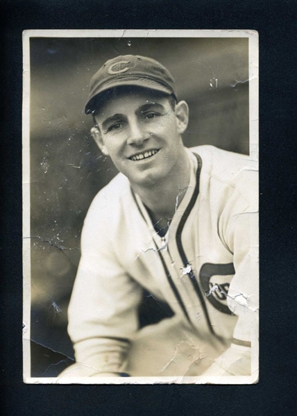1937 Chicago Cubs BOB LOGAN Original Photo by GEORGE BURKE