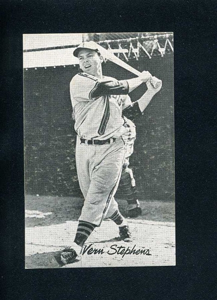 1947 Bond Bread VERN STEPHENS Photo Card 1941 St. Louis Browns