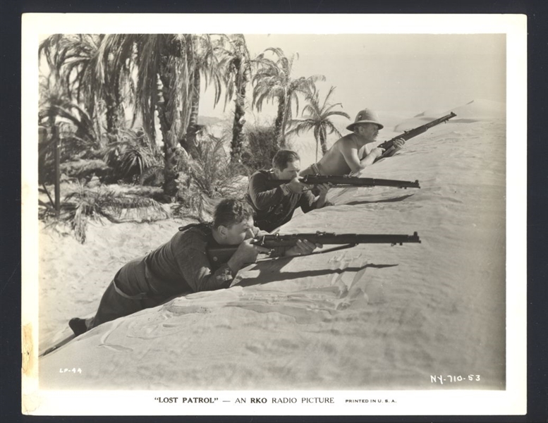 1934 VICTOR MCLAGLEN, NEIL HAMILTON & WALLACE FORD In LOST PATROL Original Photo