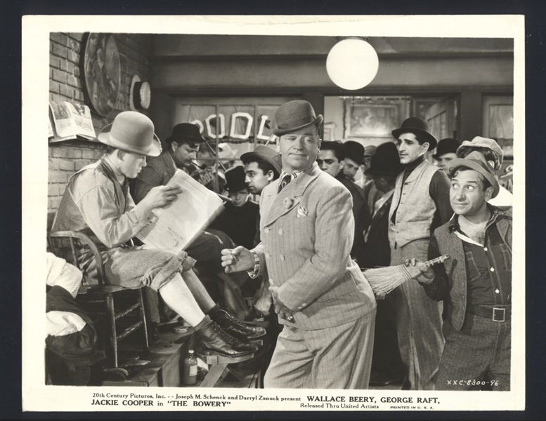 1933 WALLACE BEERY & UNIDENTIFIED In THE BOWERY Vintage Original Photo