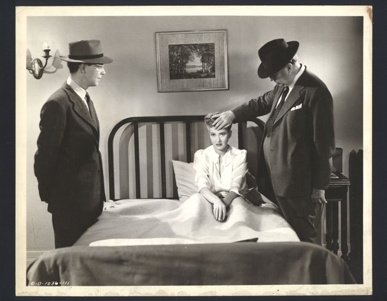 1944 PHIL BROWN, JEAN ARTHUR & CHARLES COBURN The Impatient Years Original Photo