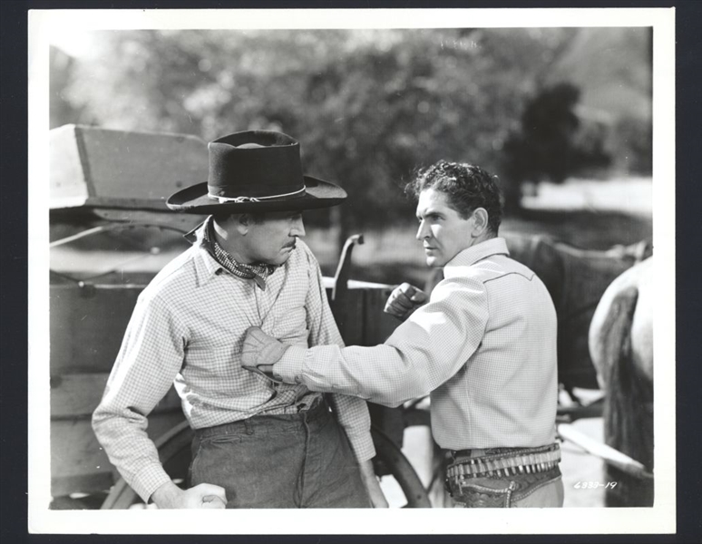 BOB STEELE & KARL HACKETT In BORDER PHANTOM ca 1937 Vintage Photo WESTERN ACTOR