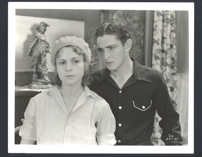 BOB STEELE & LOUISE LORRAINE In NEAR THE RAINBOW'S END ca 1930 Vintage Photo