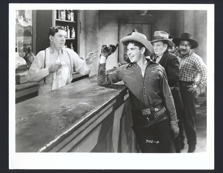 BOB STEELE & HORACE MURPHY In RIDIN' THE LONE TRAIL ca 1937 Vintage Photo ACTOR