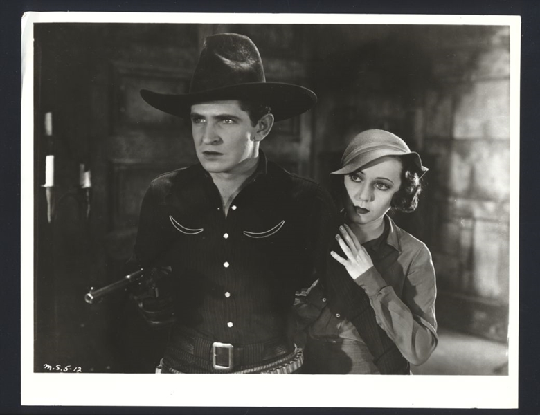 BOB STEELE & MARION BYRON In BREED OF THE BORDER ca 1933 Vintage Photo ACTOR