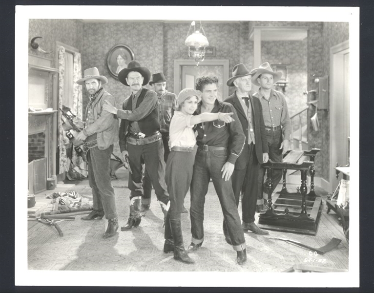 BOB STEELE & LOUISE LORRAINE In NEAR THE RAINBOW'S END ca 1930 Vintage Photo