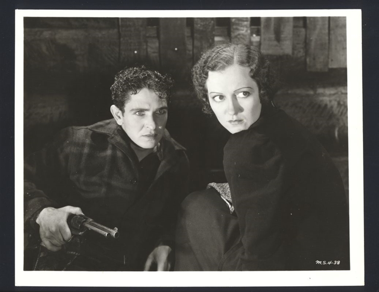 BOB STEELE & DORIS HILL In TRAILING NORTH ca 1933 Vintage Photo WESTERN ACTOR