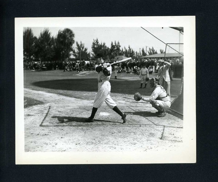 1930s New York Yankees UNIDENTIFIED BATTER Spring Training Original Photo