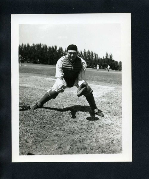 New York Yankees BILL DICKEY ca 1930s Vintage Photo HOF