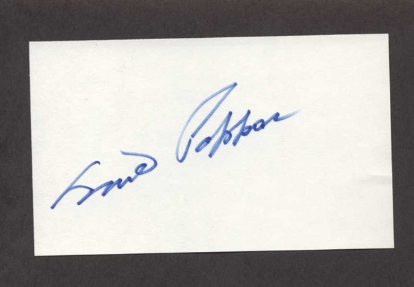 MILT PAPPAS SIGNED 3x5 Index Card (d.2016) Baltimore Orioles Braves Cubs Reds