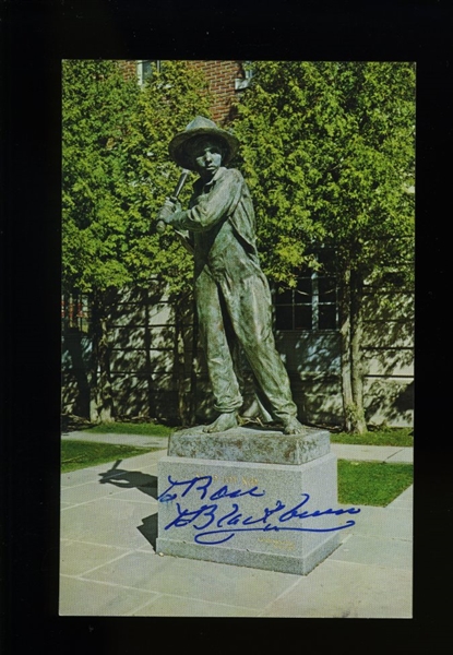 RON BLACKBURN SIGNED Postcard (d.1998) Pittsburgh Pirates