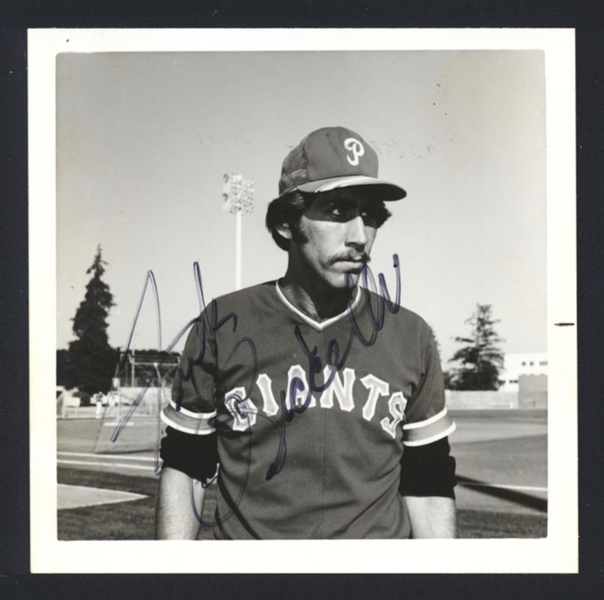 FRANK RICCELLI 1977 Phoenix Giants PCL Minor League SIGNED Photo 